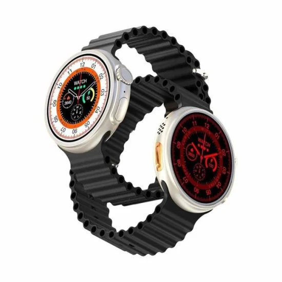 Ultra Evo Smart Watch 1.51" Wide Touch Screen - Black Strap